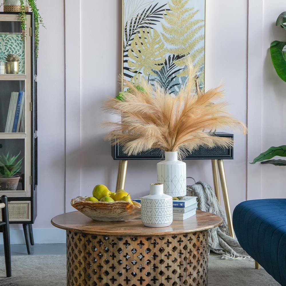 White&Gold Ceramic Home Accessories
