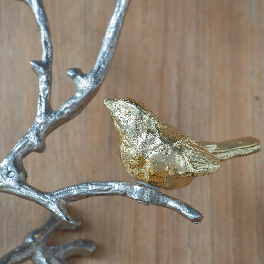 Silver Aluminium Wall Décor