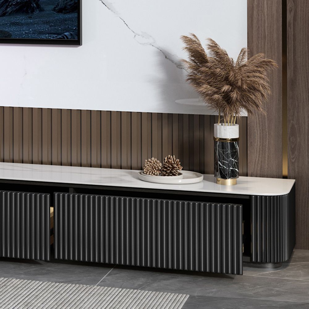 Bianco e nero Pietra sinterizzata Supporti TV