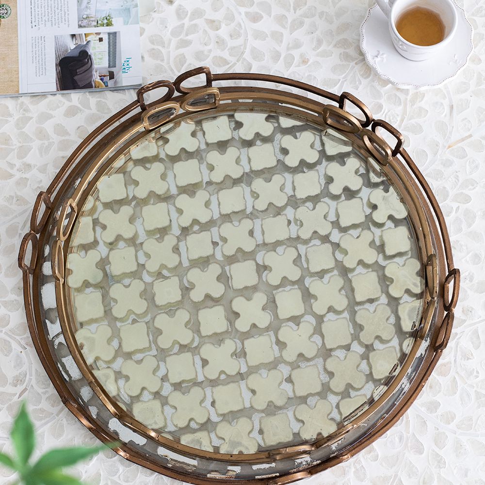 Golden Glass Home Accessories