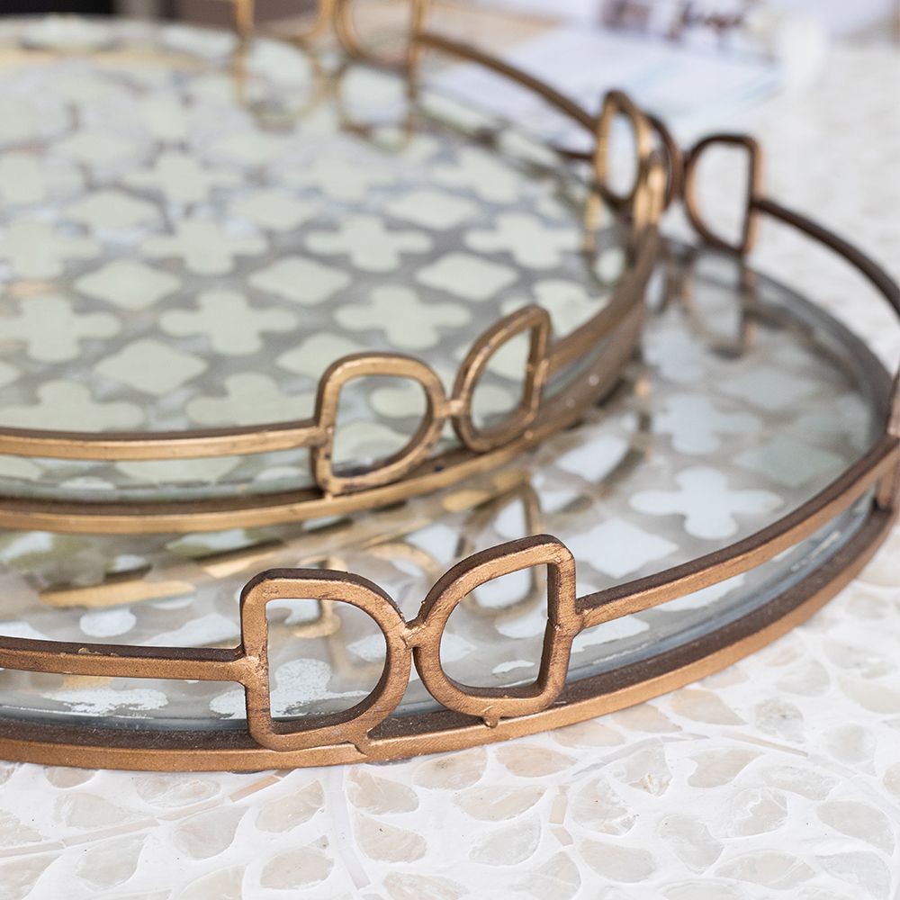 Golden Glass Home Accessories