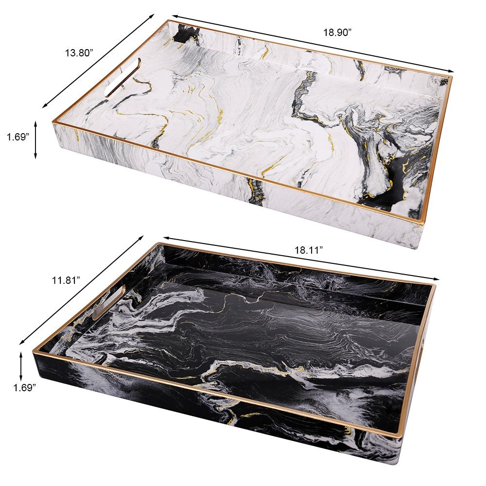 White & Black Plastic Home Accessories