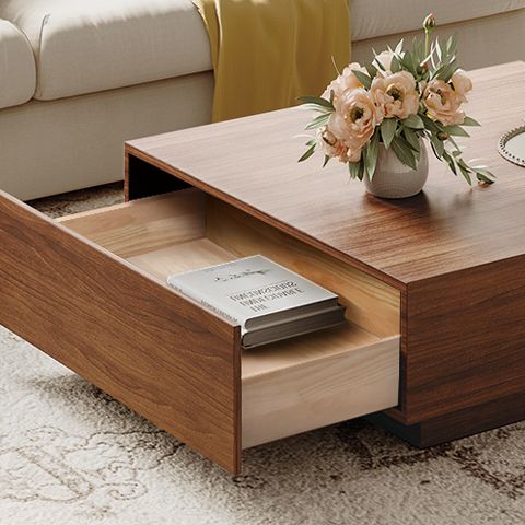 Marron  MDF Tables basses