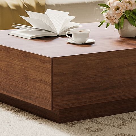 Marron  MDF Tables basses