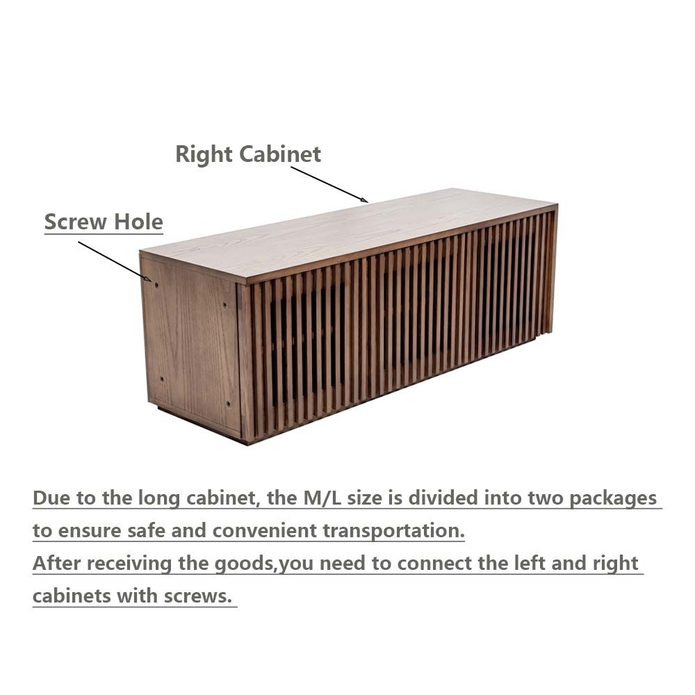 Mid Century Modern Dark Wood Plywood TV Stands