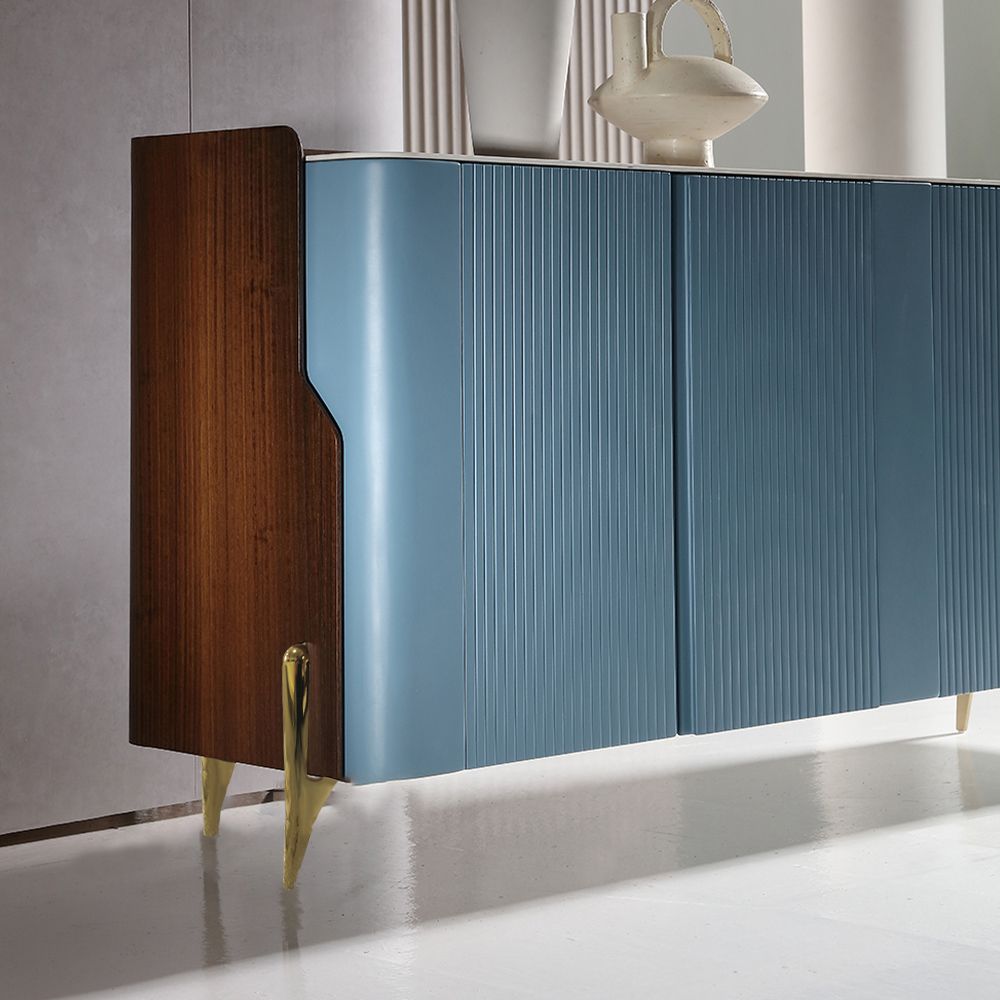 Assemblage partiel Bleu  pierre frittée  Buffets