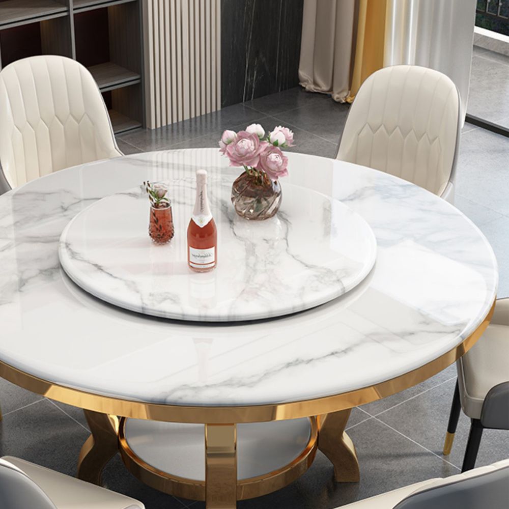 Marble White Faux Marble Dining Tables