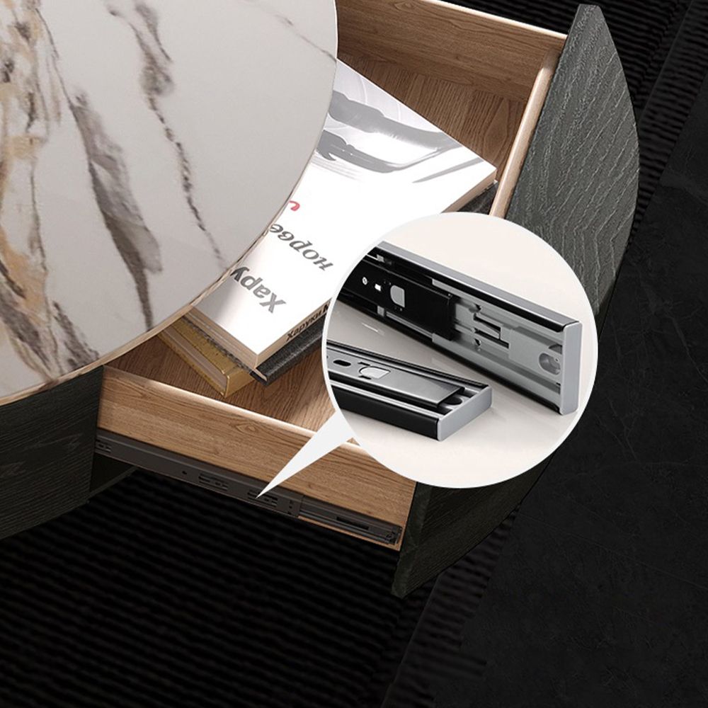 Weiß & Schwarz Sinterstein Couchtische 