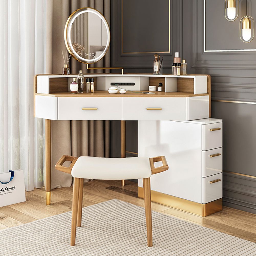 Holzfarbe  MDF Schminktische