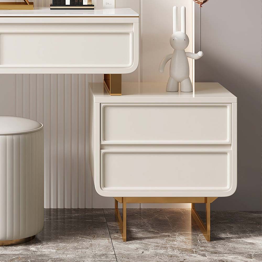 Cloud Mirror Beige MDF Makeup Vanities