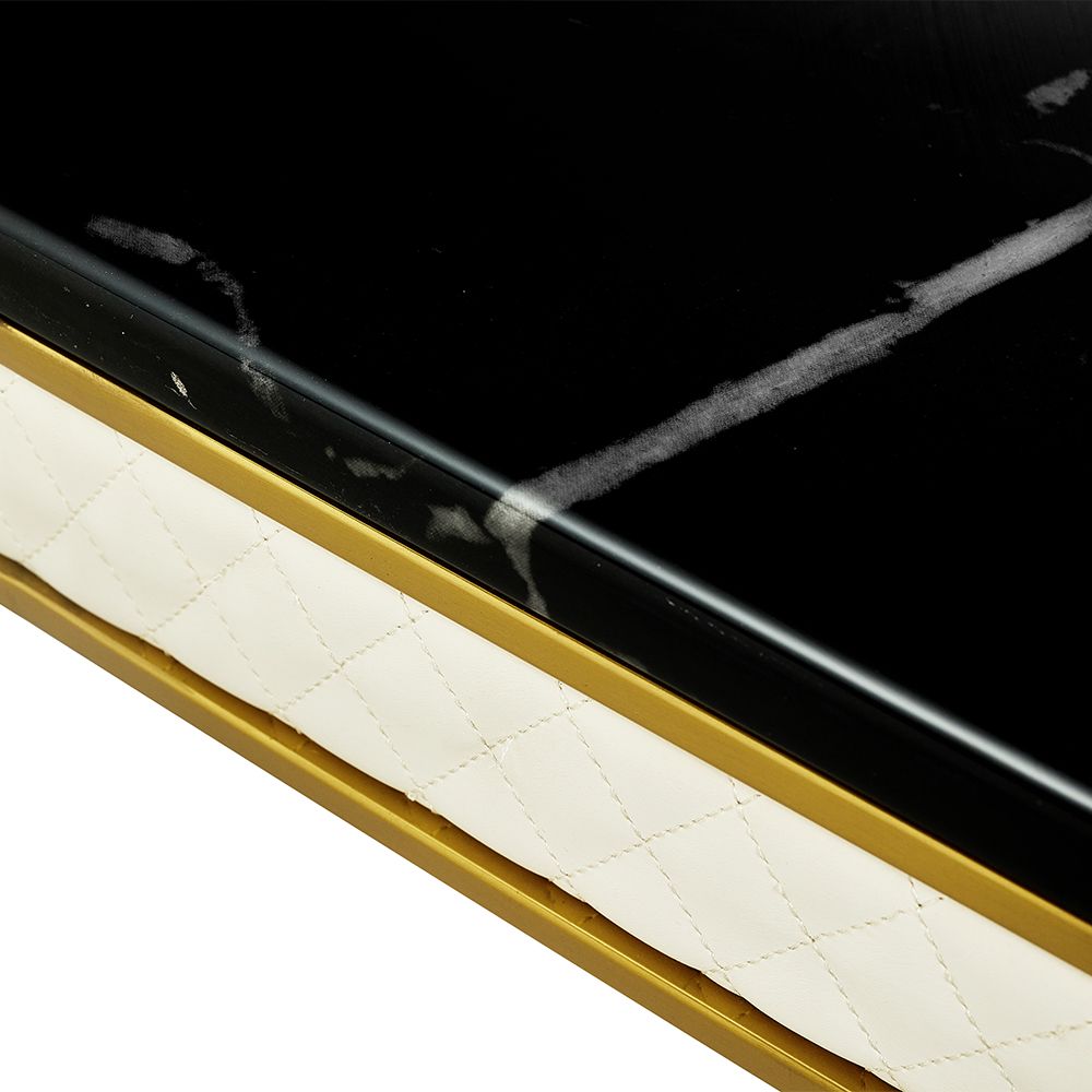 Black Faux Marble Dining Tables