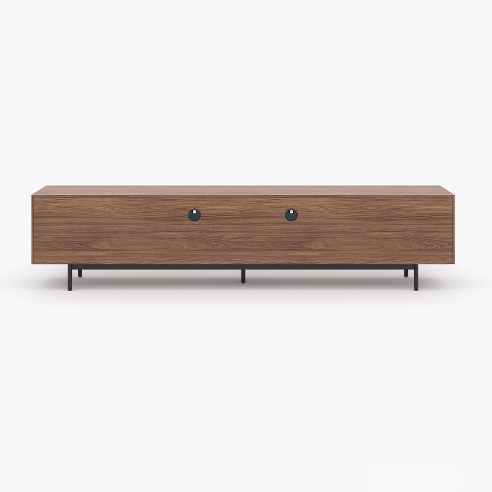 Mid Century Modern Dark Wood MDF TV Stands