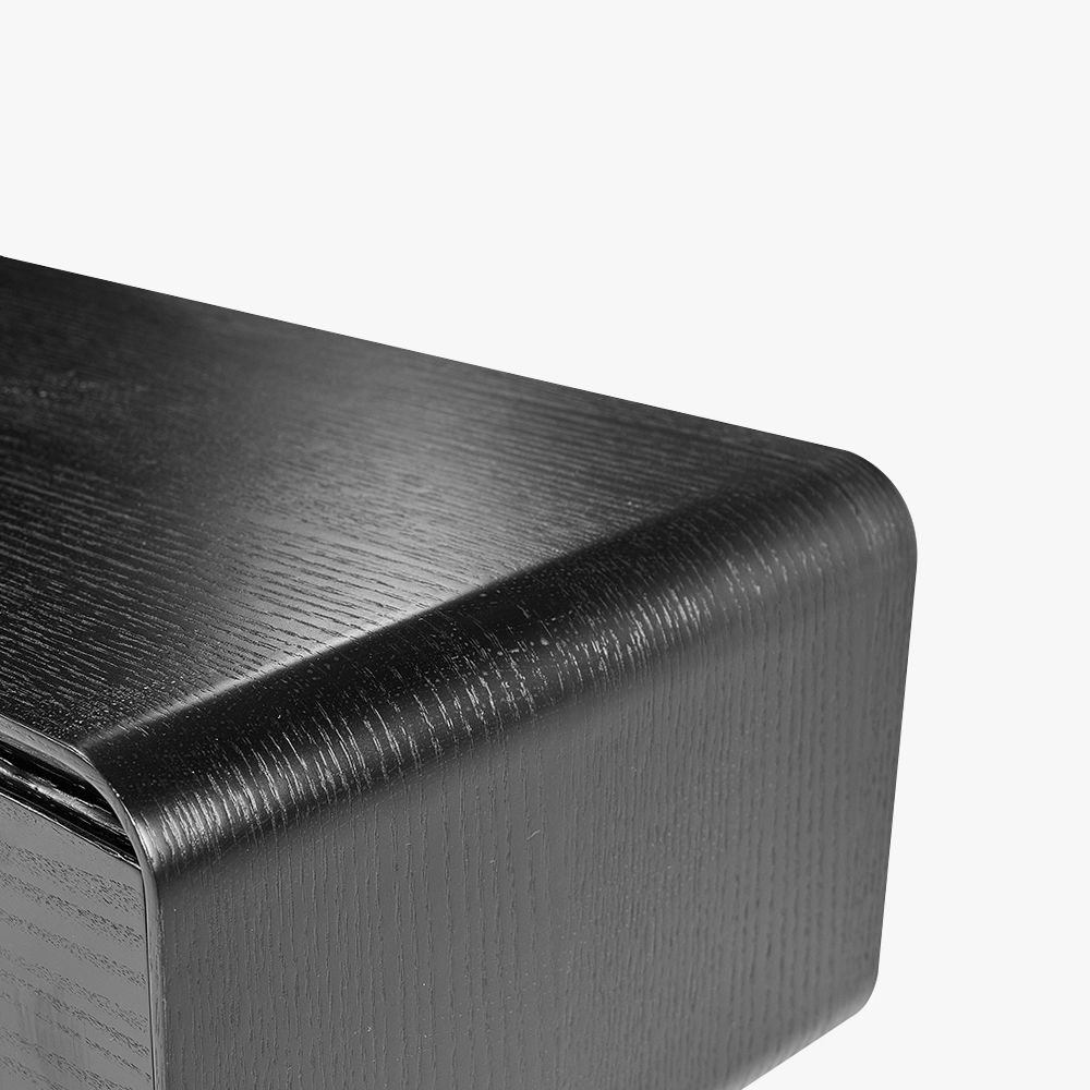 con armadietti Nero  MDF Supporti TV