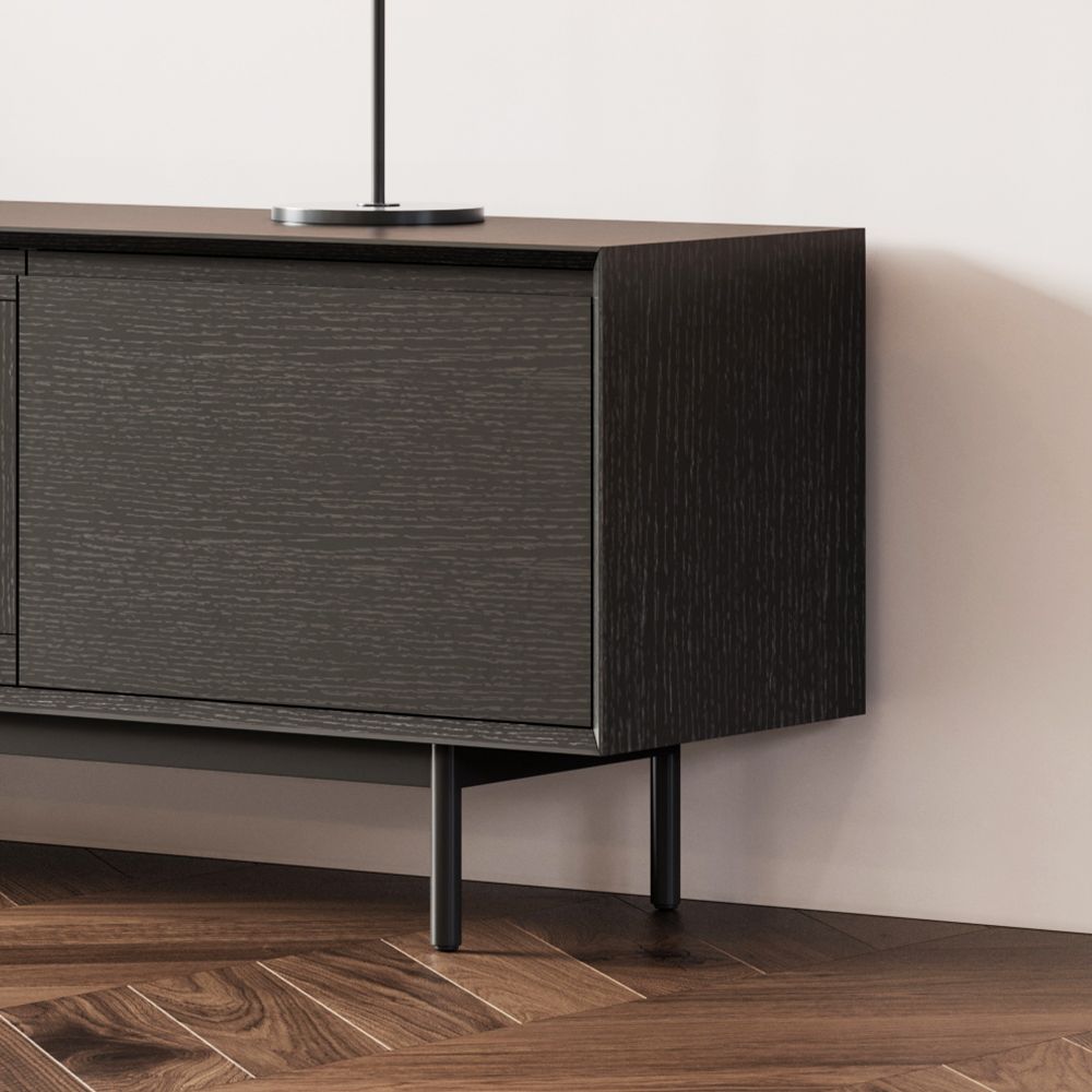 with Drawers Black MDF TV Stands