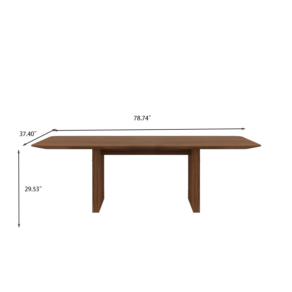 boku no table 【walnut】 Side Table in Walnut - No Foot, End Tables – Claude Home