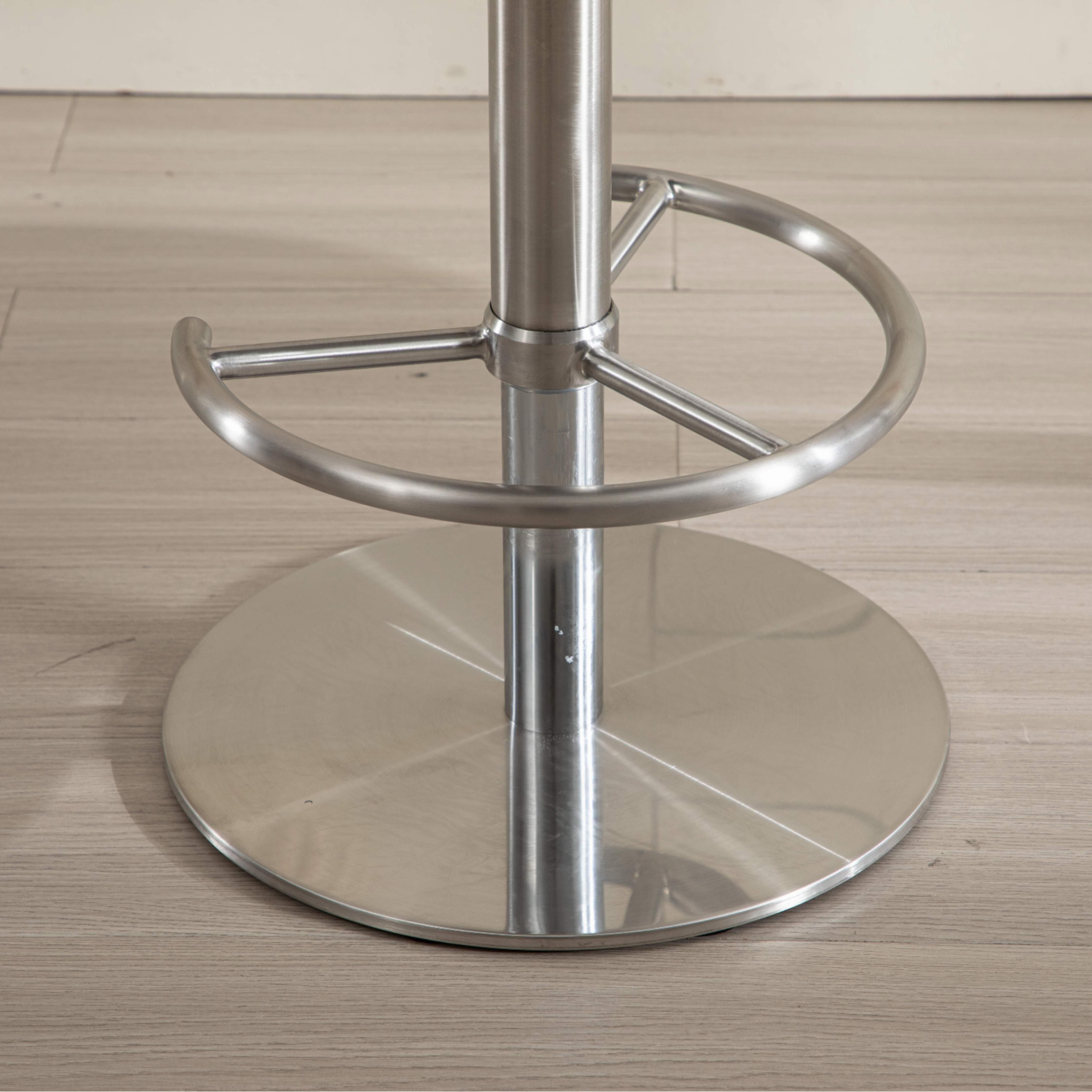 Metal Beige & Silver Stainless Steel Bar Stools & Counter Stools