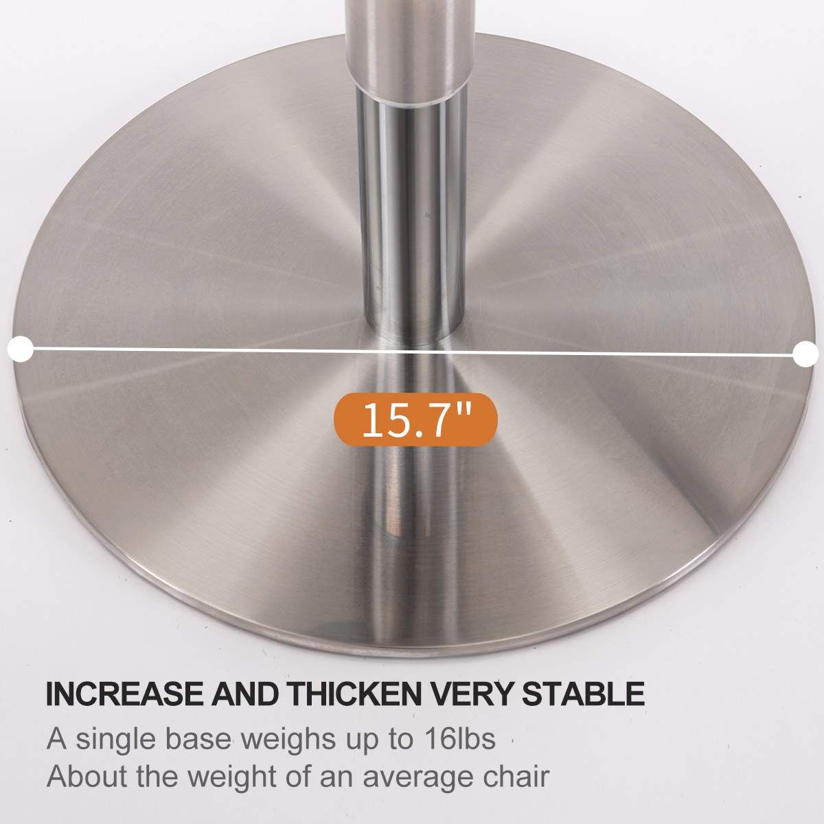 PU Leather Beige & Silver Stainless Steel Bar Stools & Counter Stools