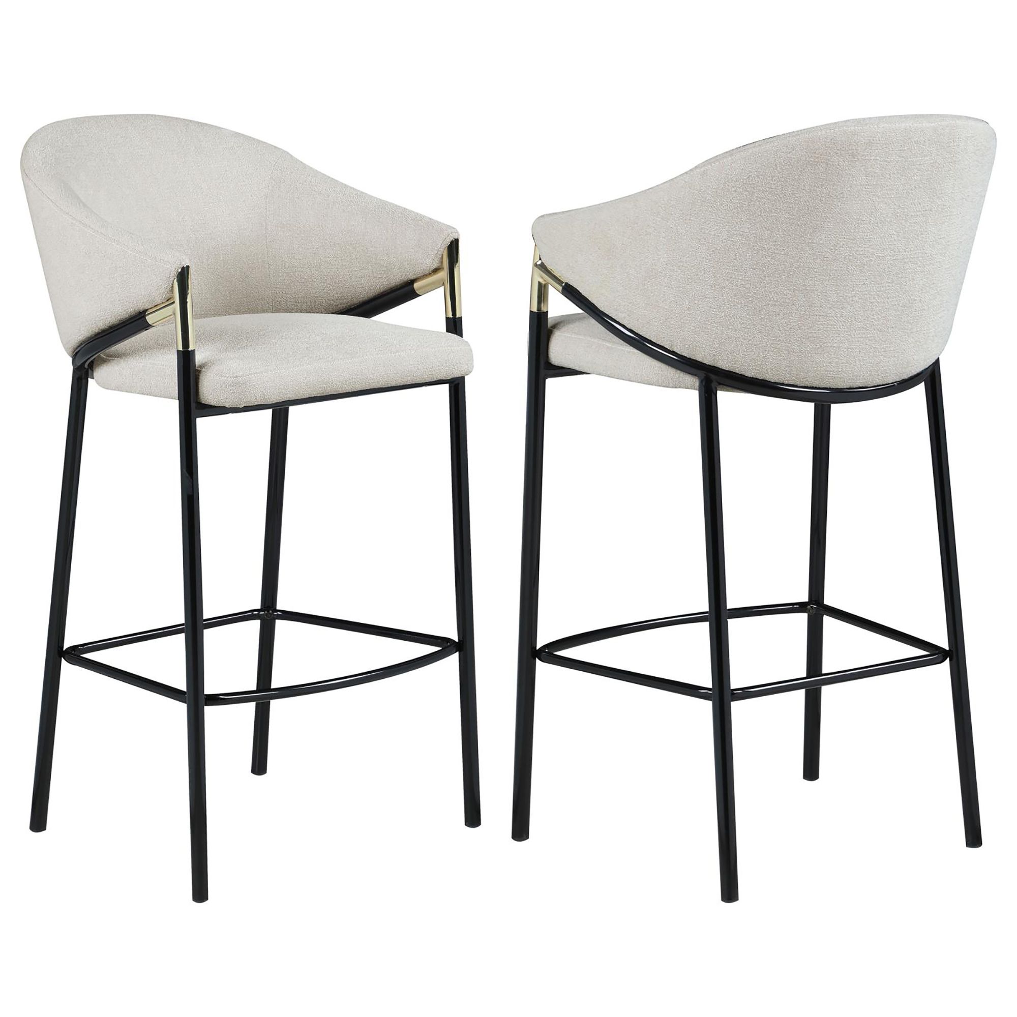 Fabric Beige Fabric Bar Stools & Counter Stools