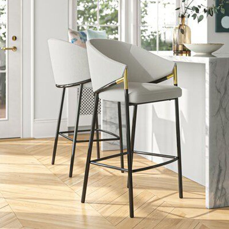 Fabric Beige Fabric Bar Stools & Counter Stools
