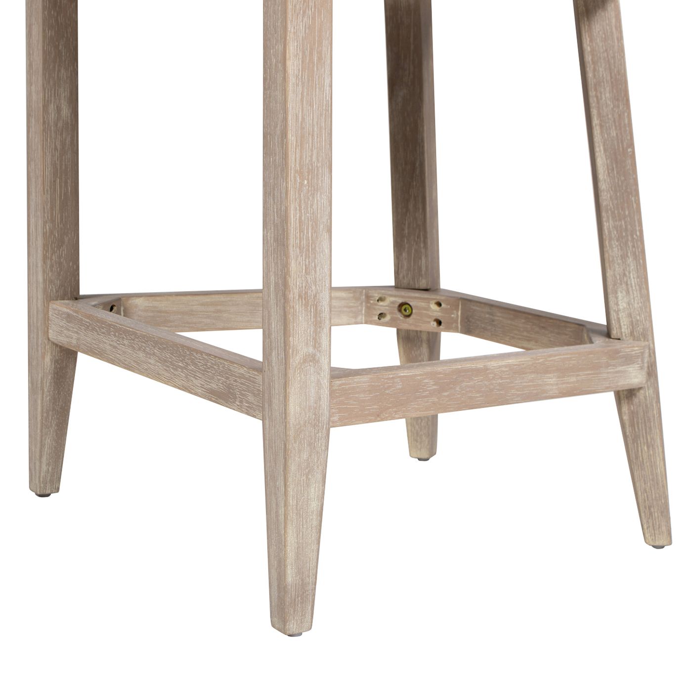 Polyester Blend Light Gray & Natural Wood Polyester Blend & Iron Bar Stools & Counter Stools