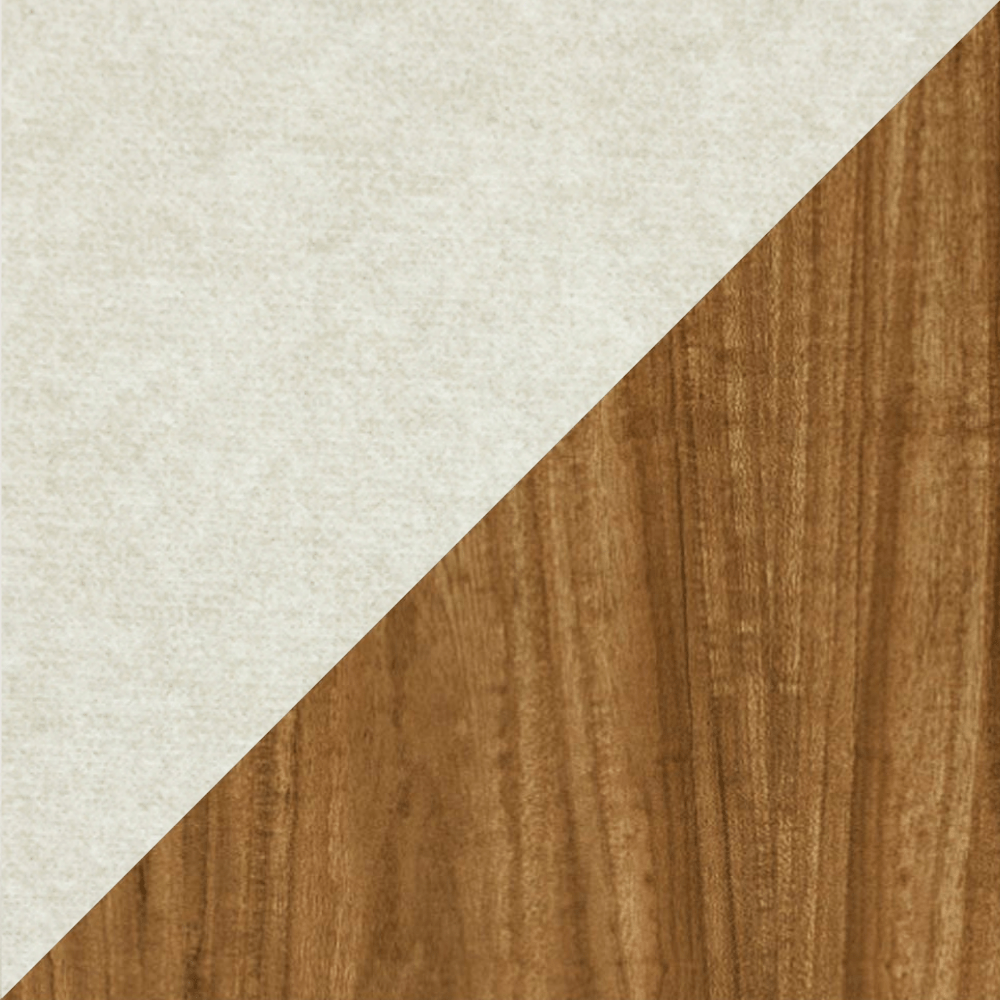 Beige & Light Walnut