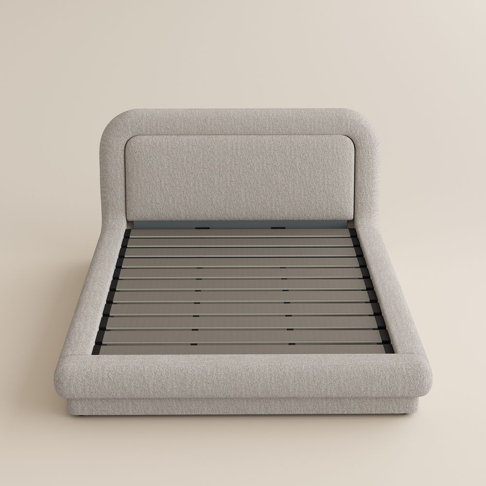 Beige Beige Chenille Beds
