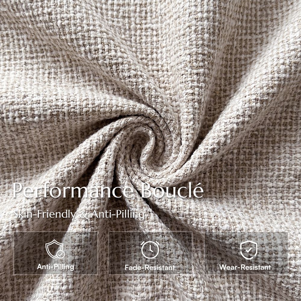 King Size Beige Chenille Beds