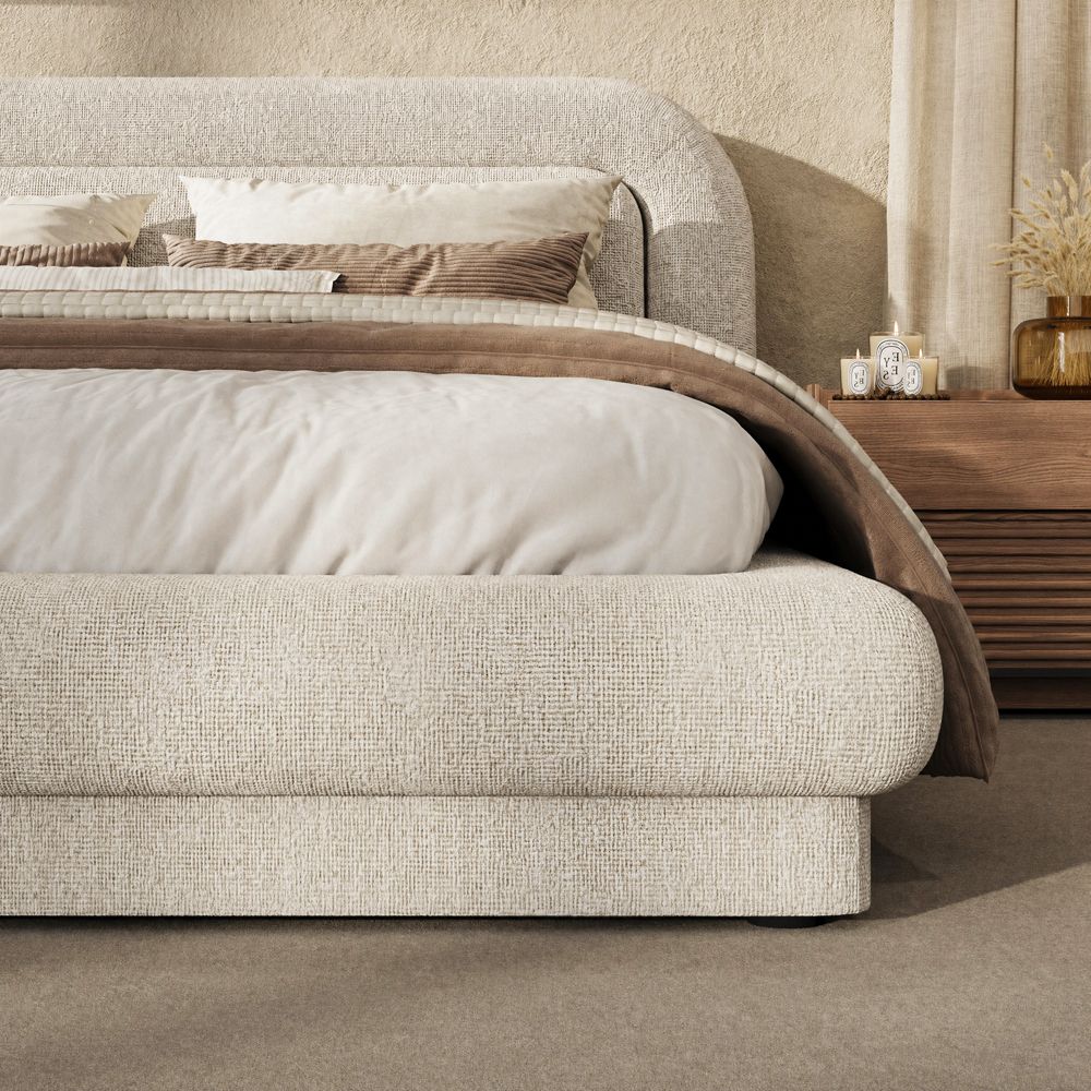 Chenille Beige Chenille Beds