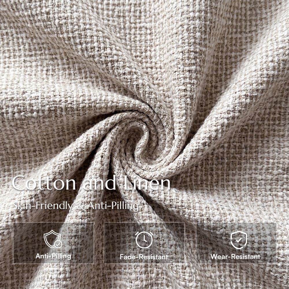 Low Profile Bed Beige Chenille Beds