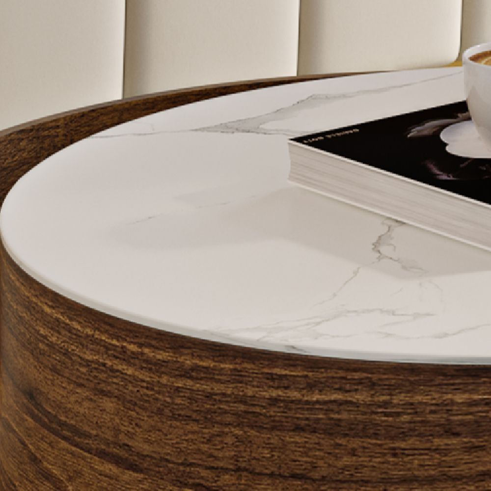 Relevez le dessus Marron  MDF Tables basses