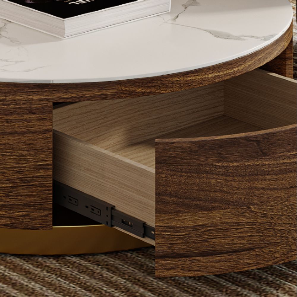 Relevez le dessus Marron  MDF Tables basses