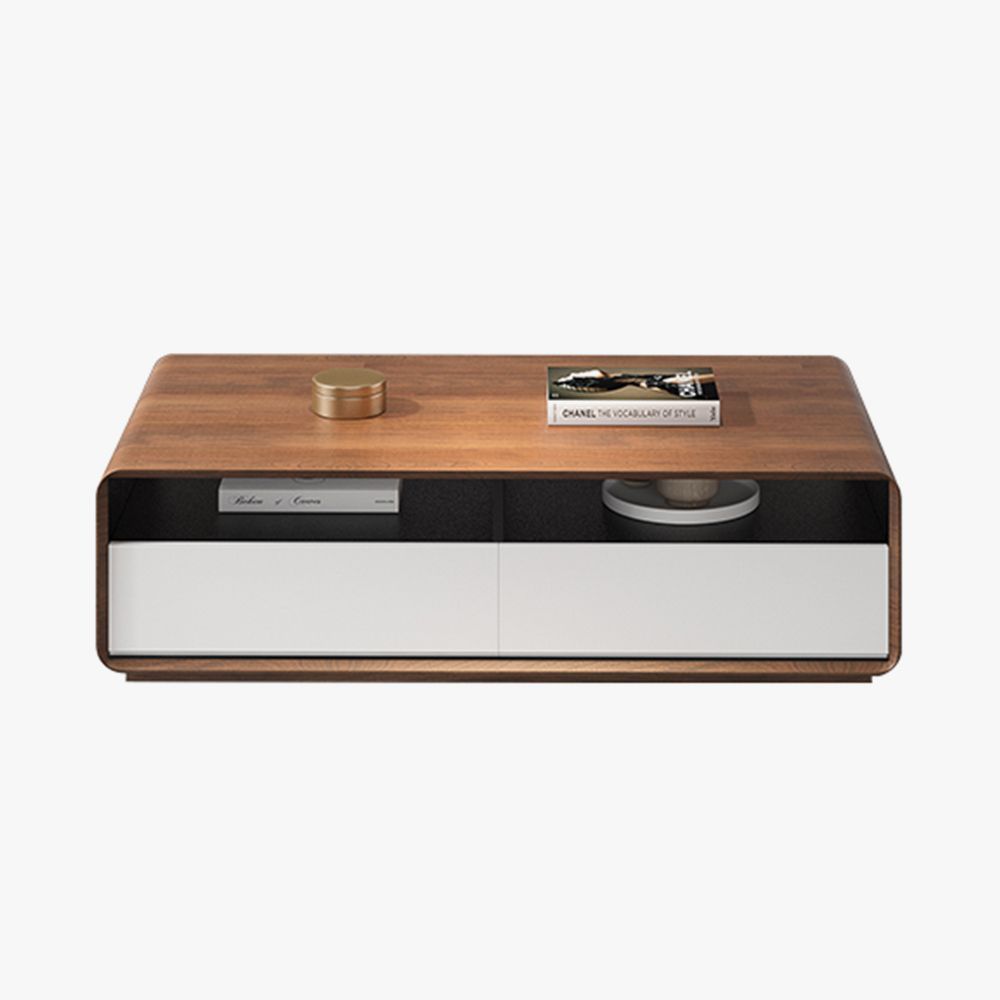 legno e bianco  MDF Tavolini da caffè