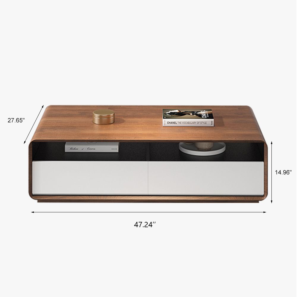 Dark Wood MDF Living Room Set