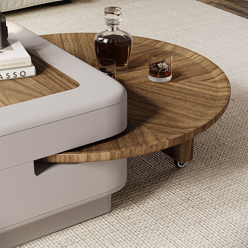Square Lift-Top Coffee Table with Storage