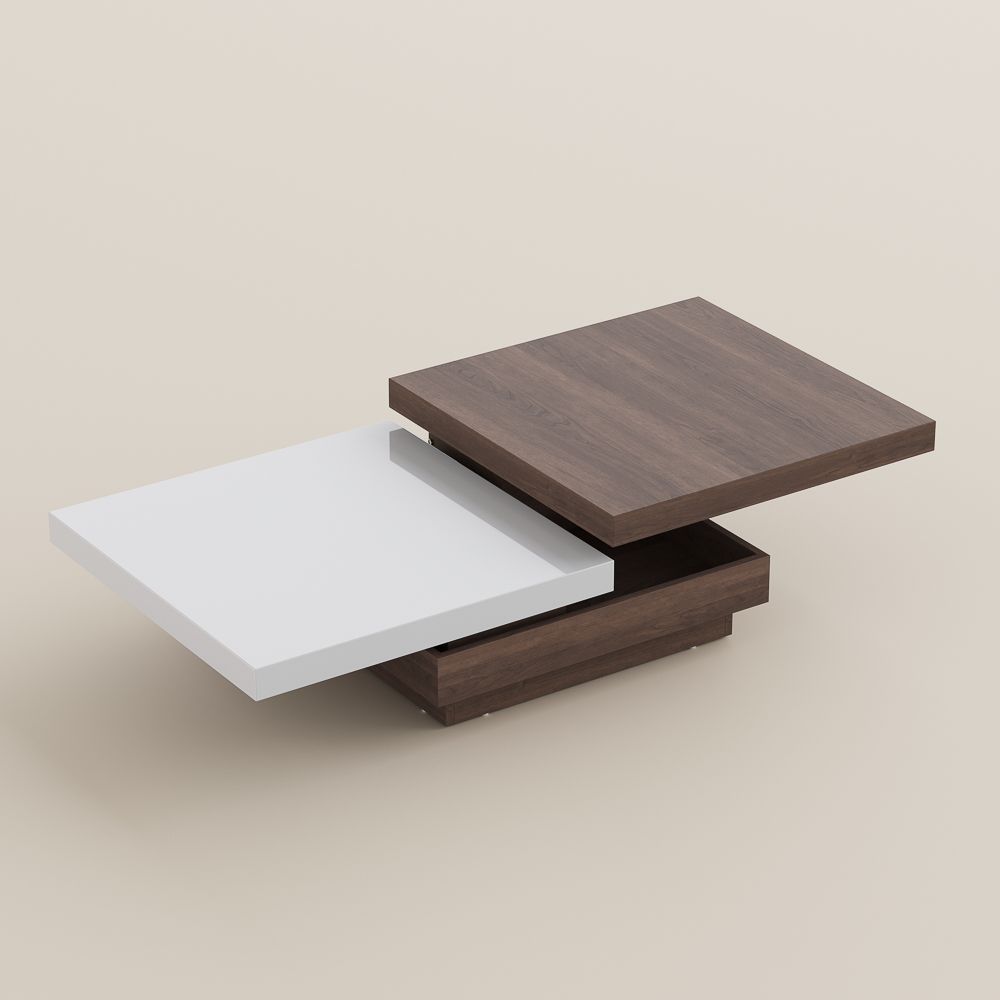 Walnut Color Walnut Color Engineered Wood Coffee Tables