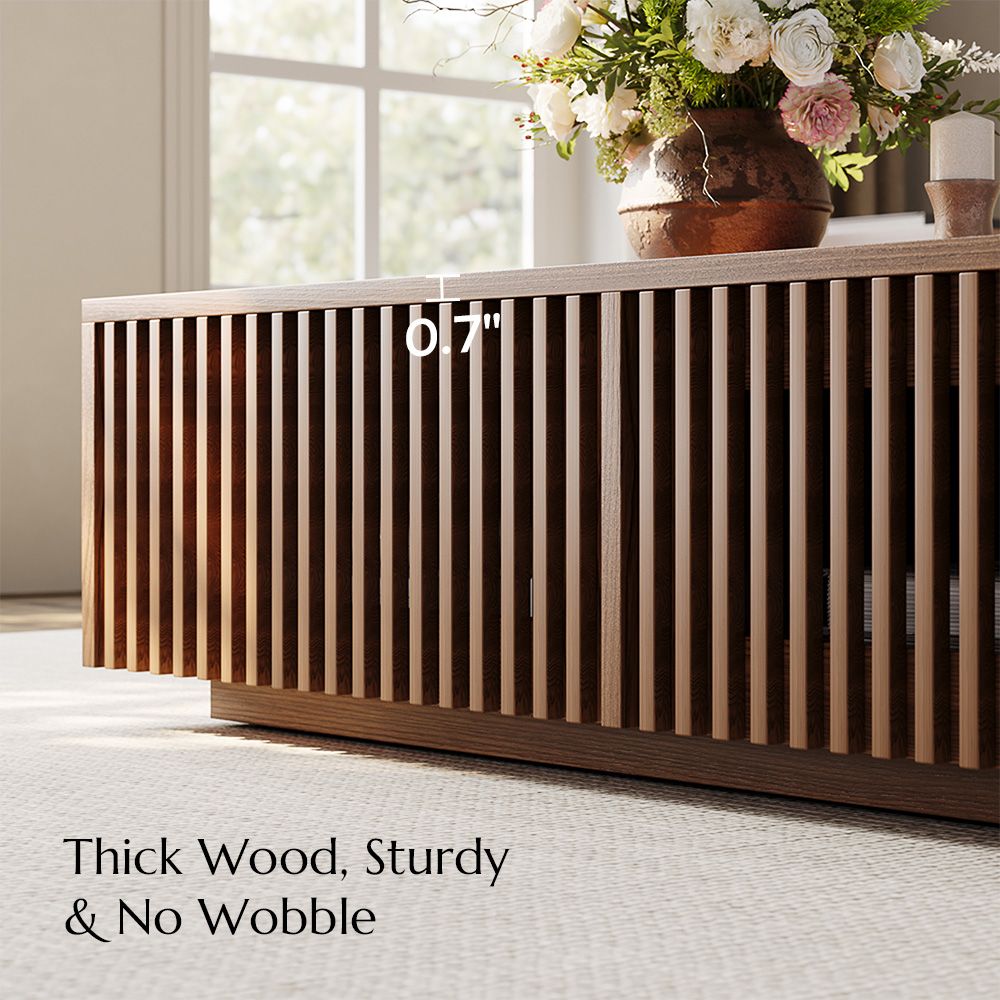 Brown Walnut Color Engineered Wood Coffee Tables