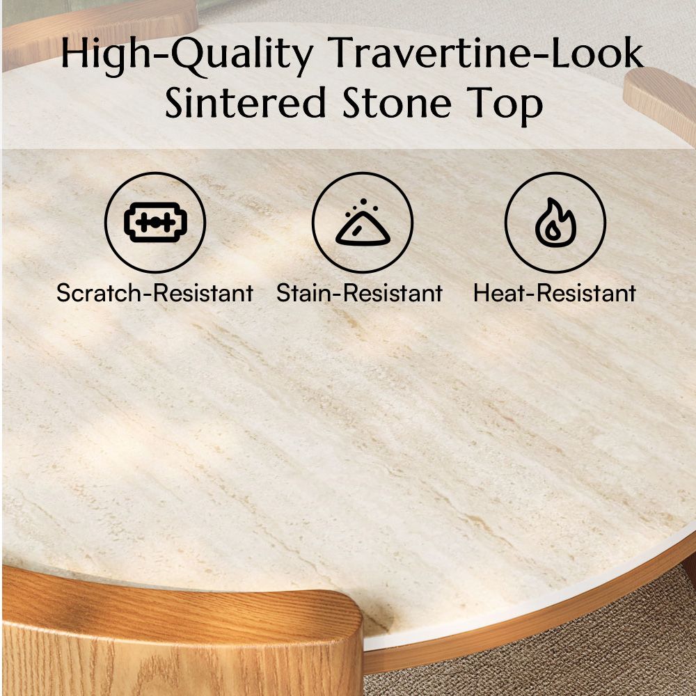 Coffee Tables with Sintered Stone Top