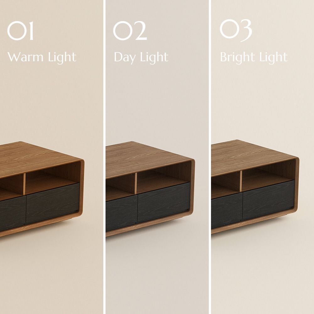 Modern Dark Wood & Black Coffee Tables