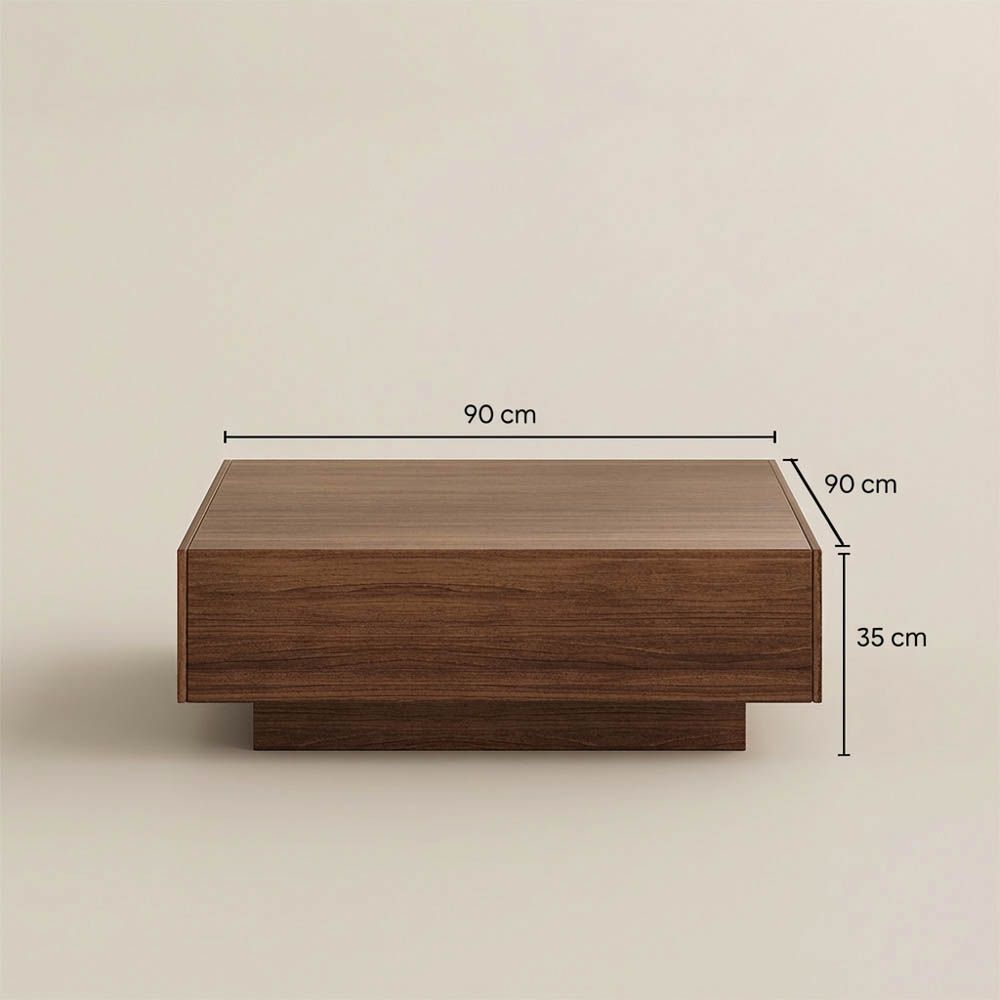 Mid-Century Modern Walnut MDF Coffee Tables