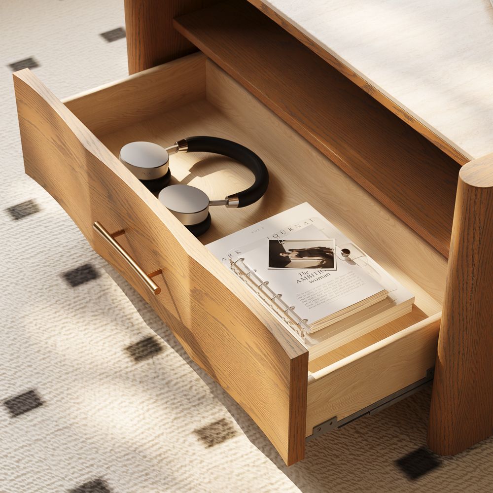 Walnut Color Walnut Color Engineered Wood Coffee Tables