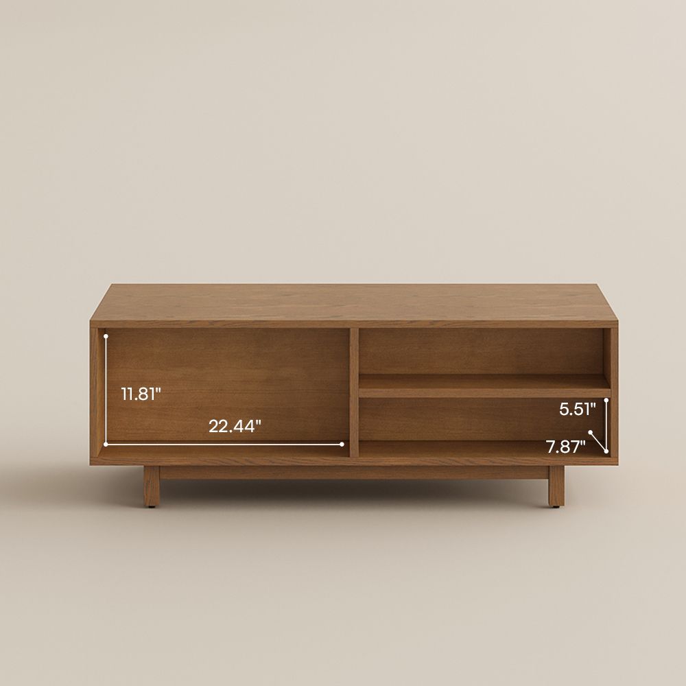 with Storage Walnut Color Engineered Wood Coffee Tables