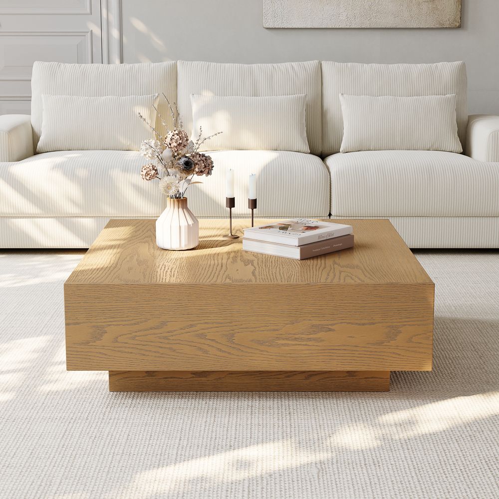 Natural Engineered Wood Coffee Tables