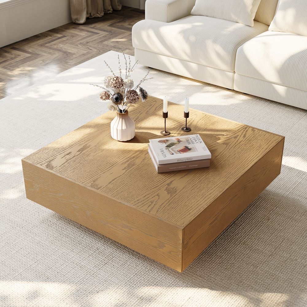 Natural Engineered Wood Coffee Tables