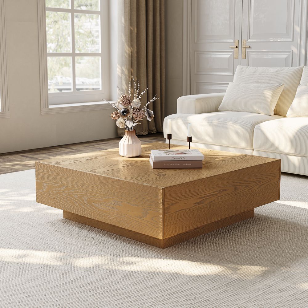 Natural Engineered Wood Coffee Tables