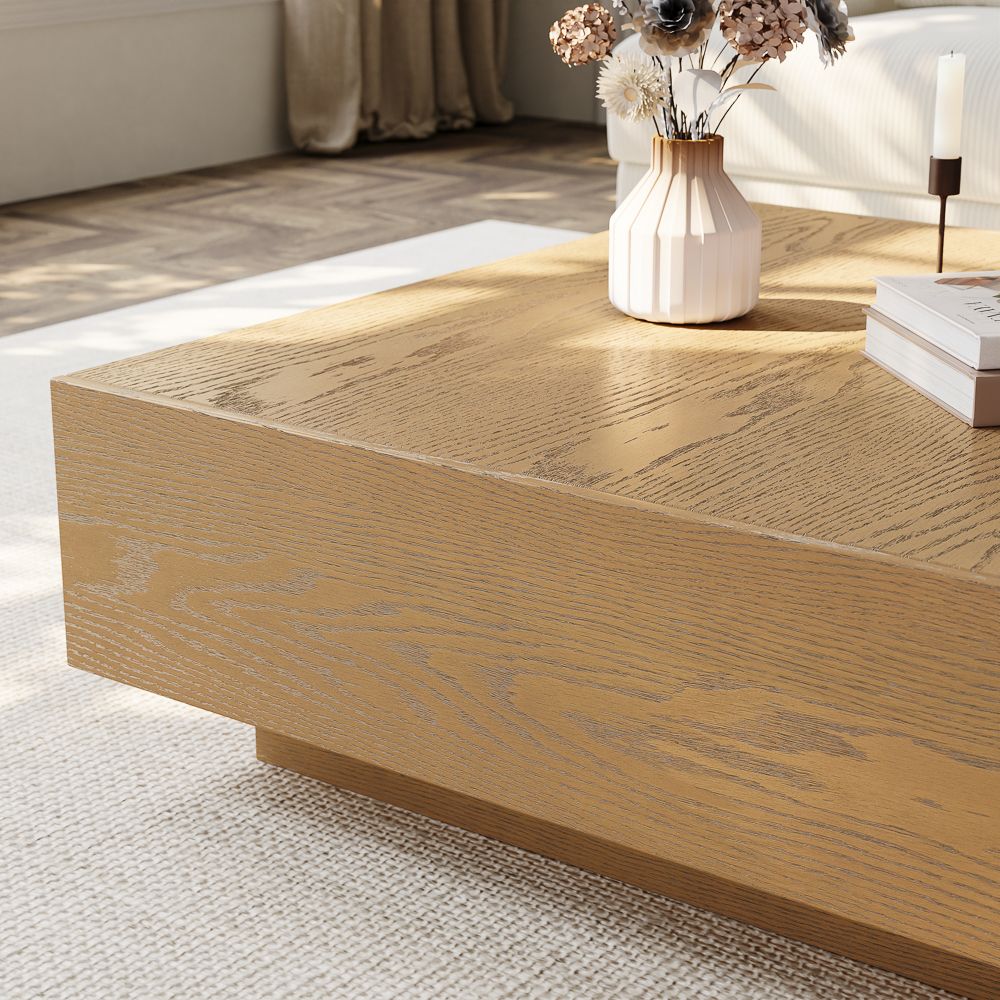 Natural Engineered Wood Coffee Tables