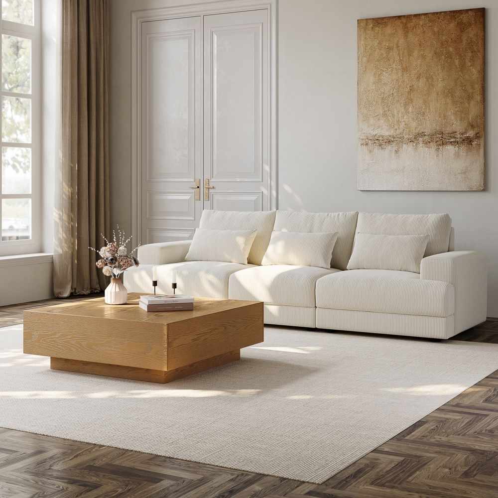 Natural Engineered Wood Coffee Tables