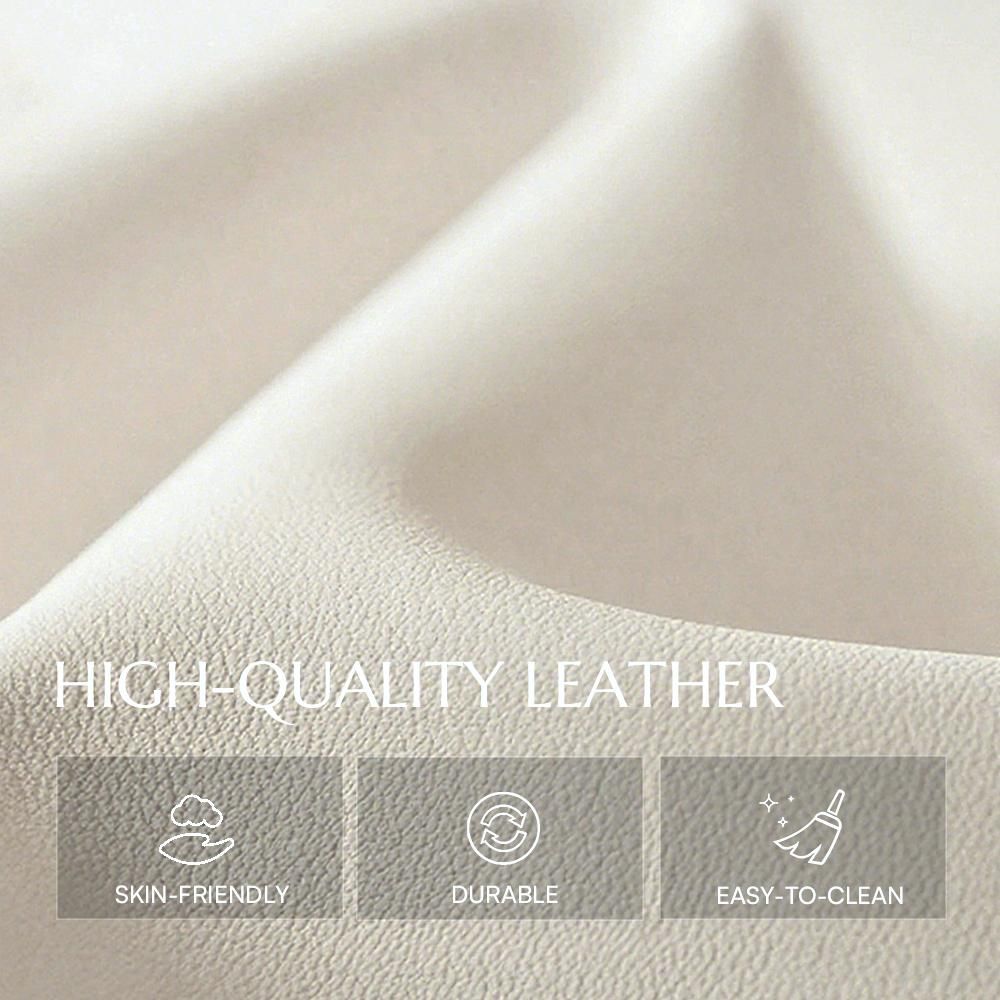 Modern White Glossy Sintered Stone Dining Room Set