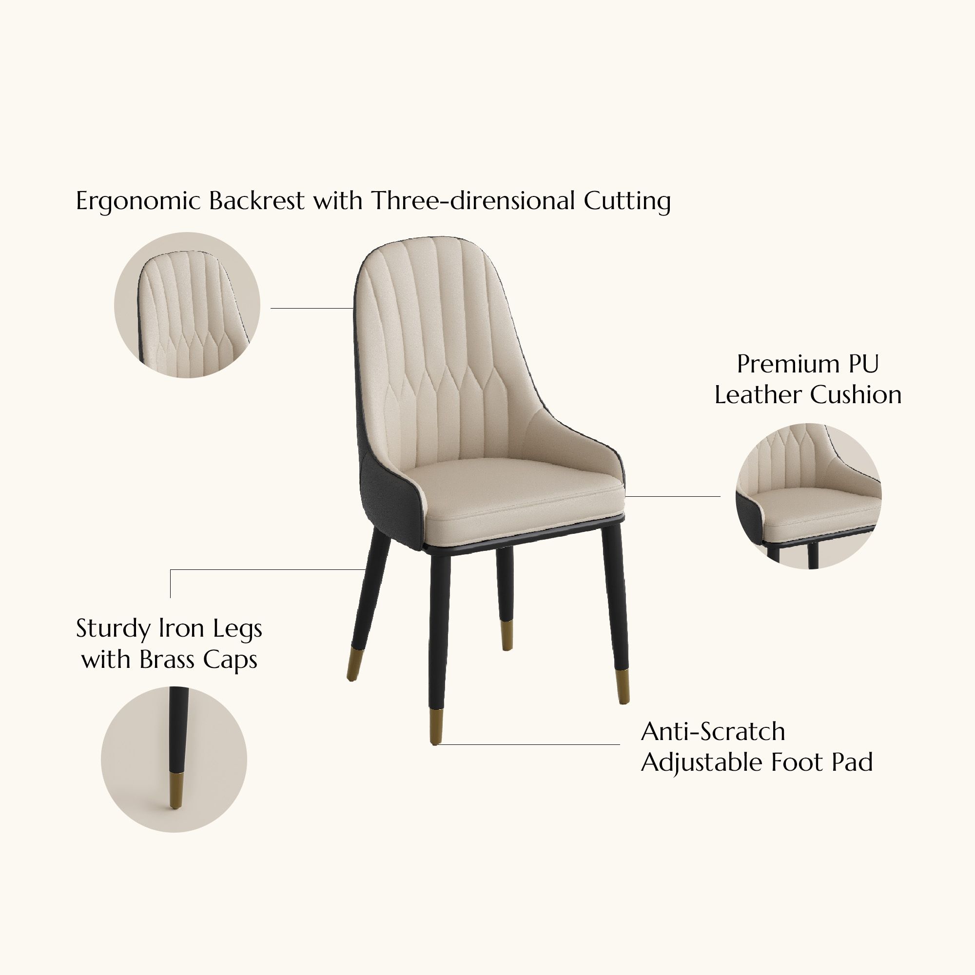 Partly Assemble Pandora & Black Glossy Sintered Stone Dining Room Set