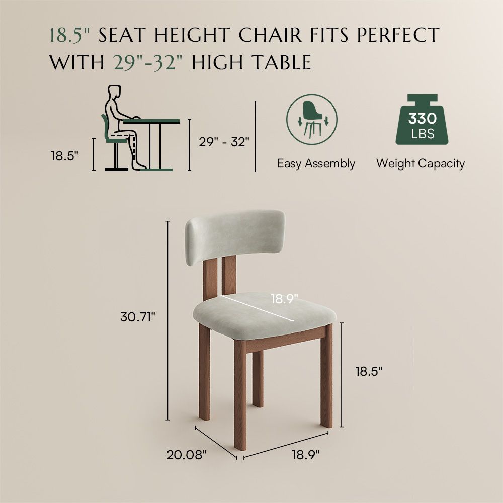 Modern Walnut Color Plywood Dining Room Set
