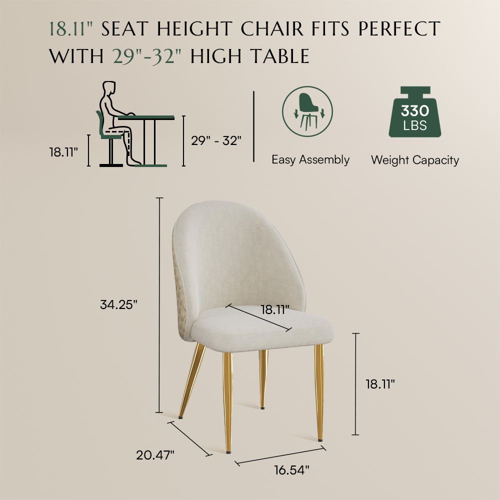 Partly Assemble White & Golden Glossy Sintered Stone Dining Room Set